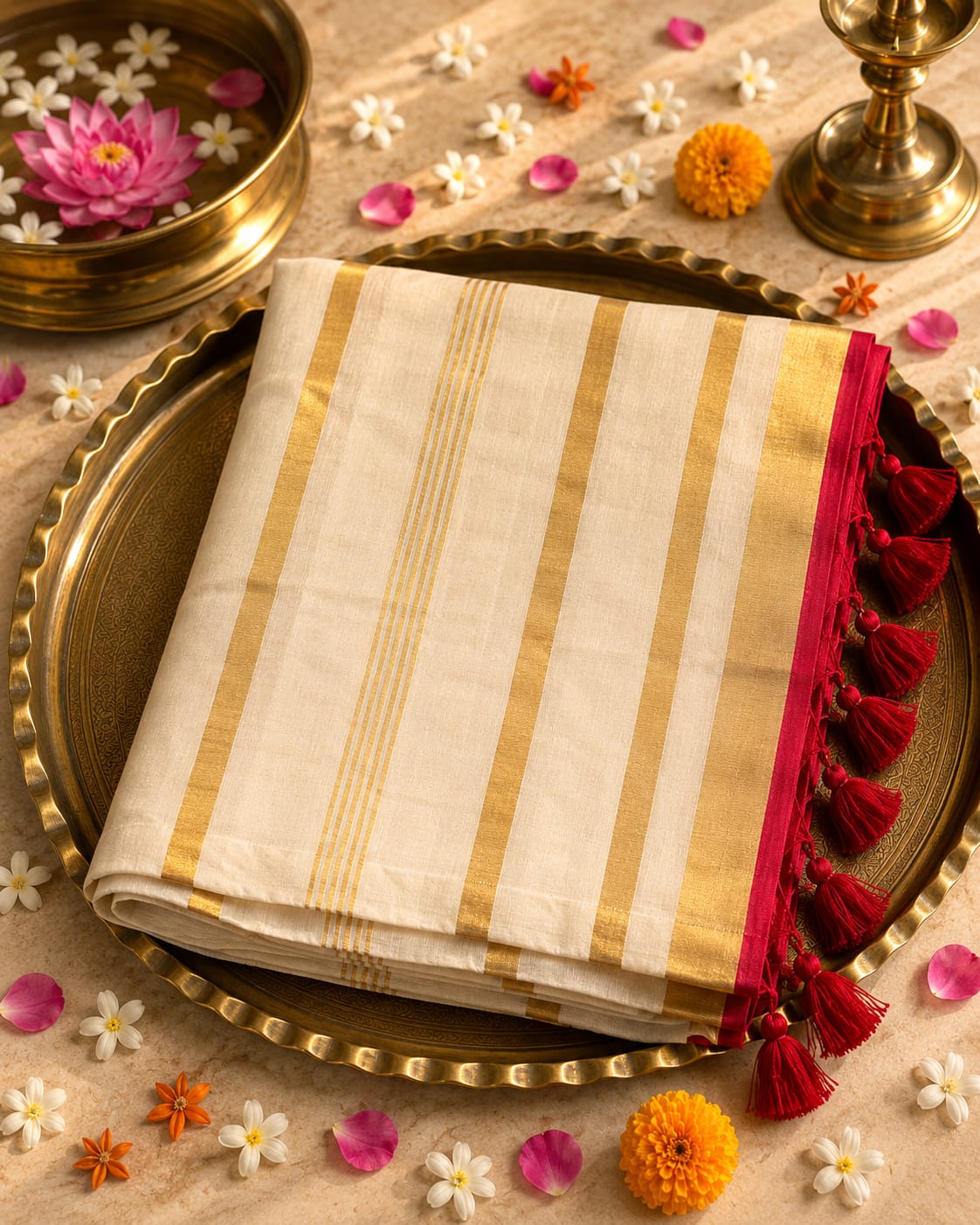 120 Count Pure Mulcotton Saree